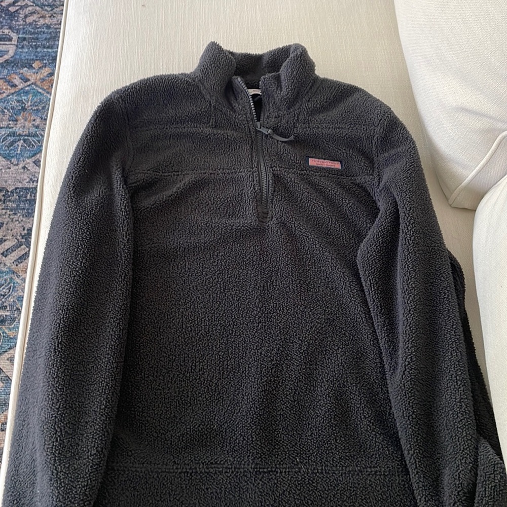 Vineyard vines, pull over, three quarter zip sweatshirt